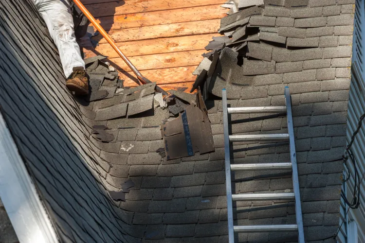 roof shingle removal